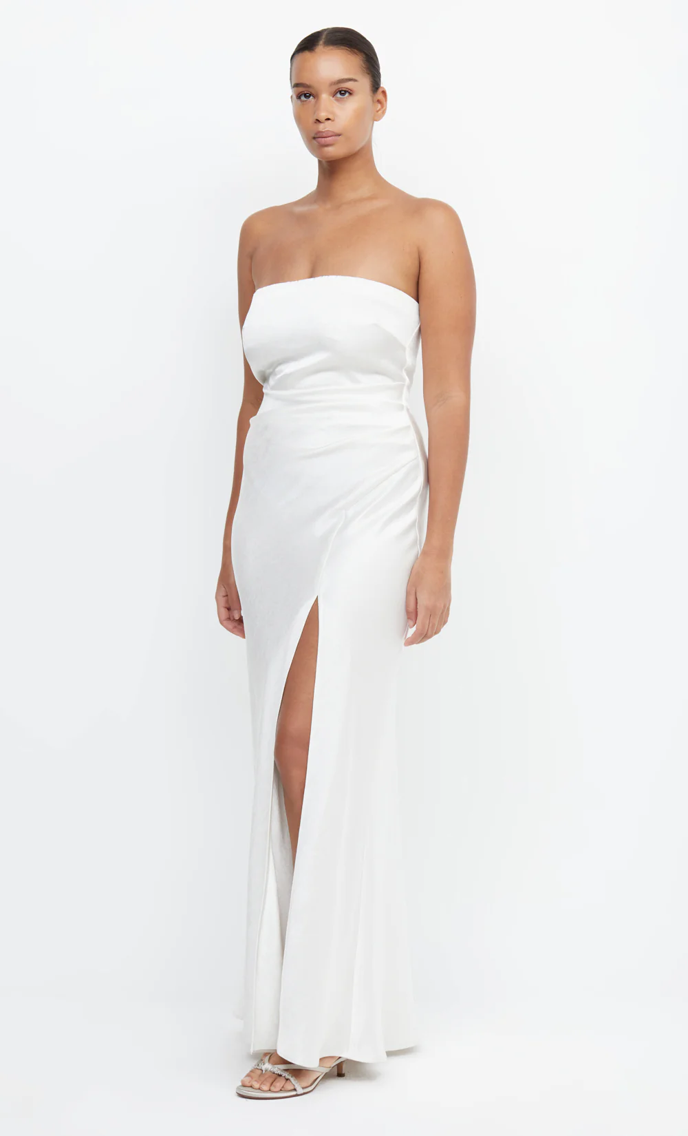 THE DREAMER STRAPLESS DRESS - IVORY - Image 9