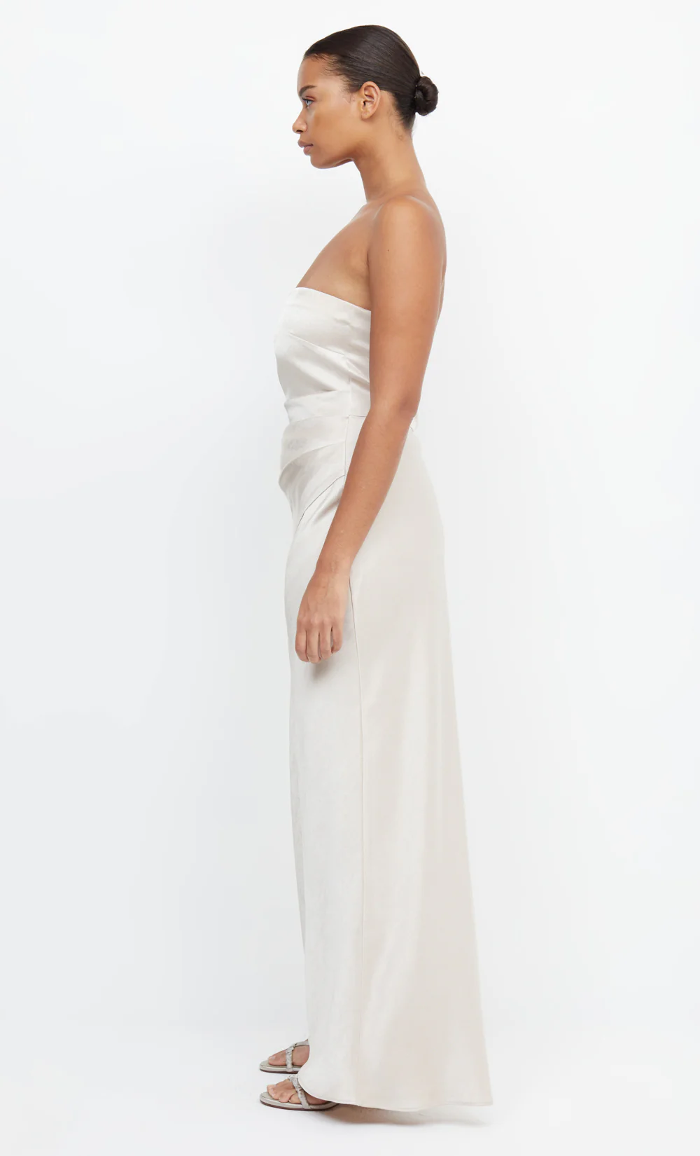 THE DREAMER STRAPLESS DRESS - SAND - Image 5