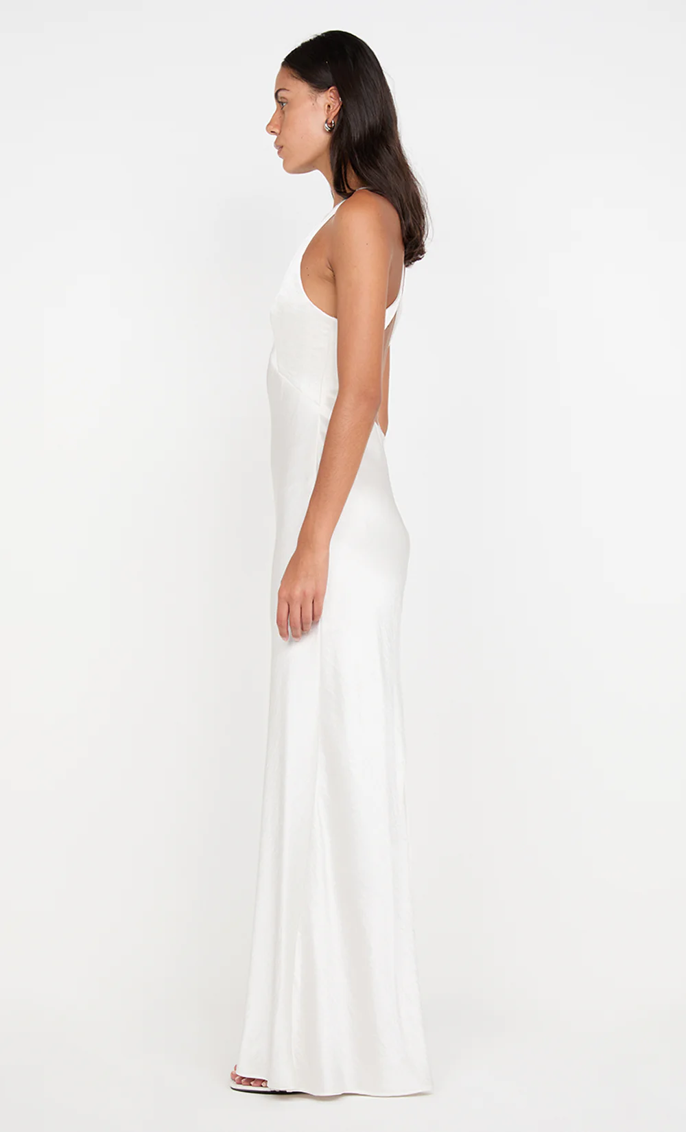 THE DREAMER V NECK DRESS - IVORY - Image 4