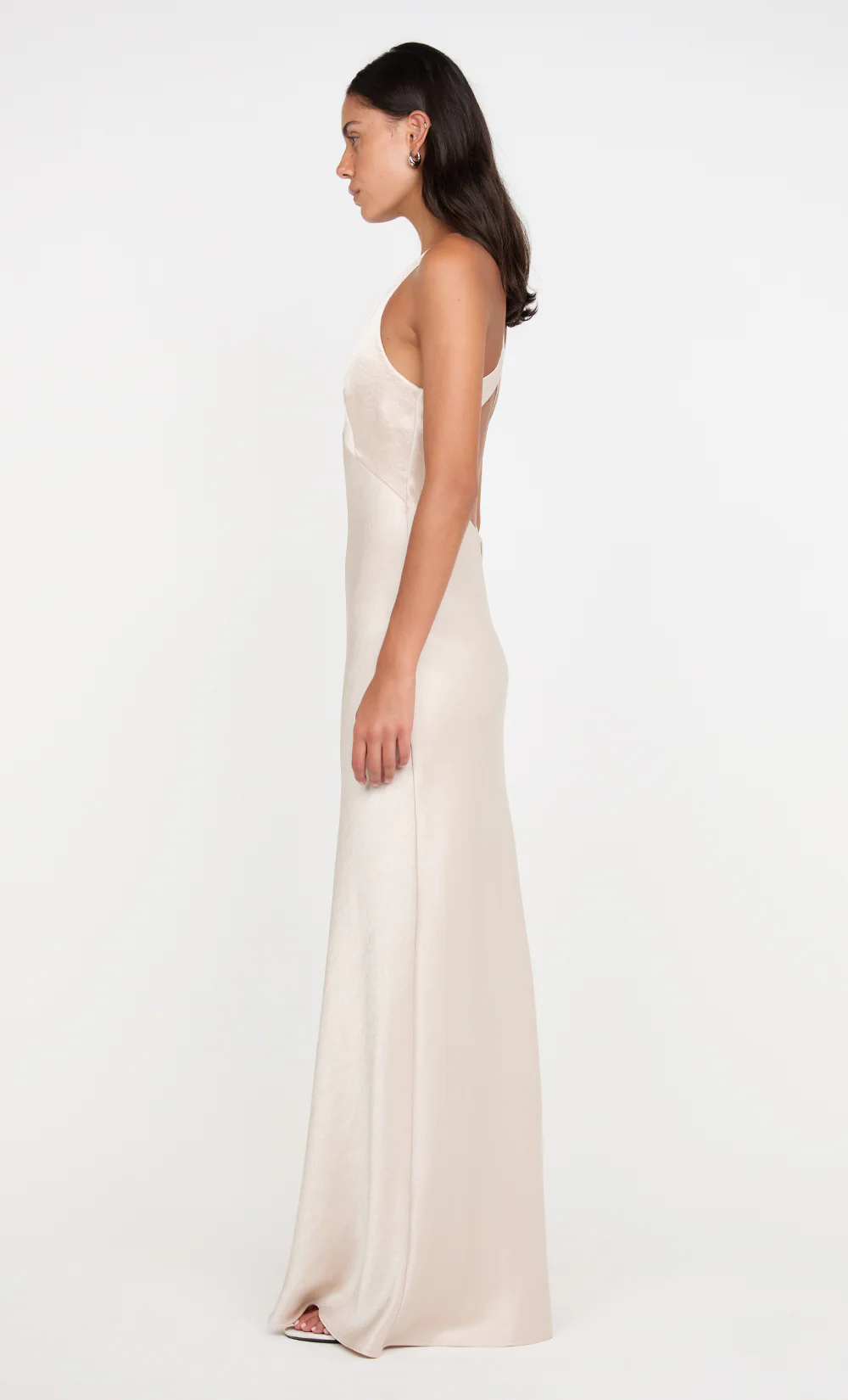 THE DREAMER V NECK DRESS - SAND - Image 4