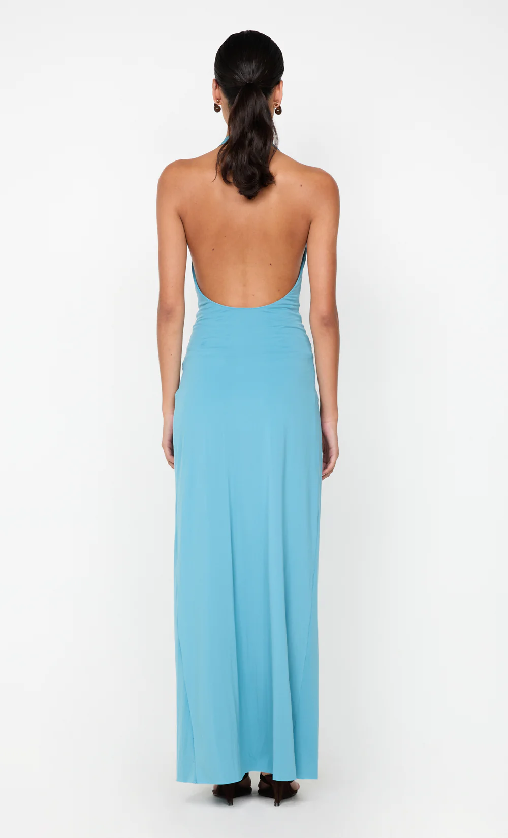 TILLIE DRAPE MAXI DRESS - DEEP SEAFOAM - Image 6